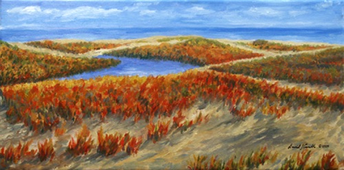 Dunes 15
10" x 20"
oil on canvas
©2009